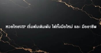 หวยไทยVIP เริ่มต้นเดิมพัน ได้ทั้งมือใหม่ และ มืออาชีพ