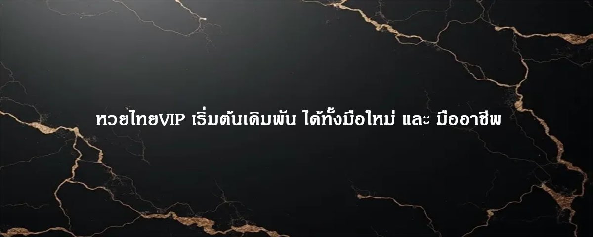หวยไทยVIP เริ่มต้นเดิมพัน ได้ทั้งมือใหม่ และ มืออาชีพ